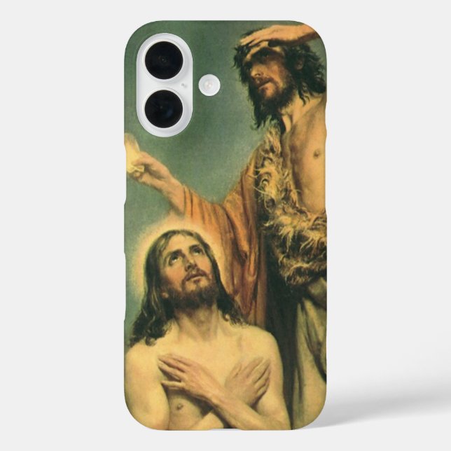 Baptism of Jesus Christ by John the Baptist Case-Mate iPhone Case (Back)