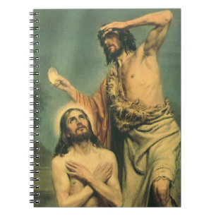 Baptism of Jesus Christ by John the Baptist Notebook