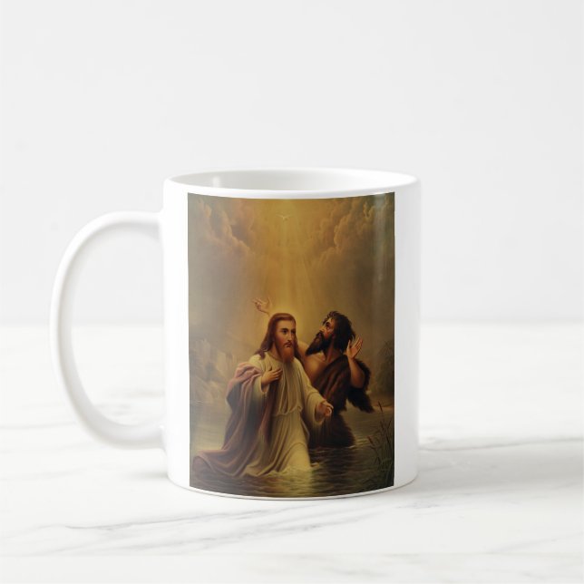 Baptism of Jesus Christ Coffee Mug (Left)