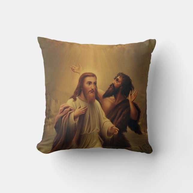 Baptism of Jesus Christ Cushion (Front)