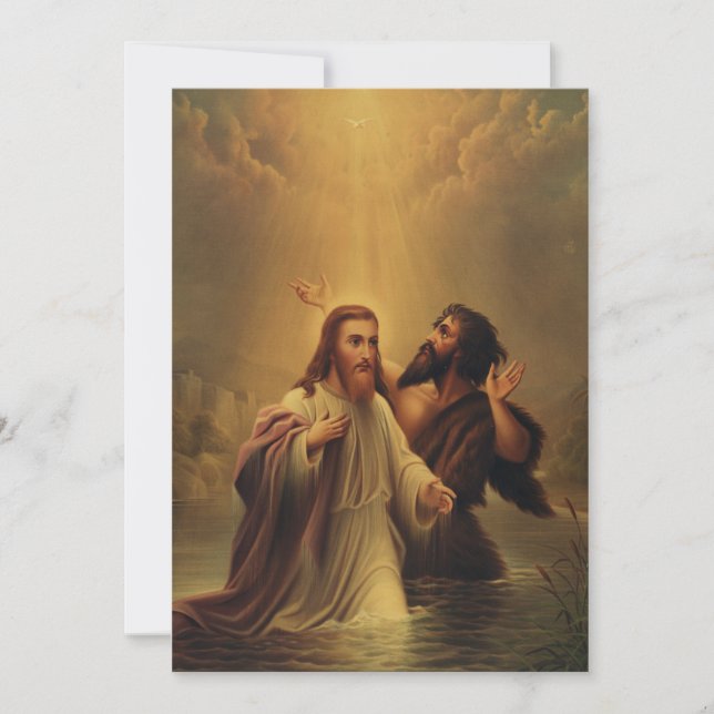 Baptism of Jesus Christ Invitation (Front)