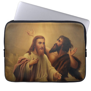 Baptism of Jesus Christ Laptop Sleeve