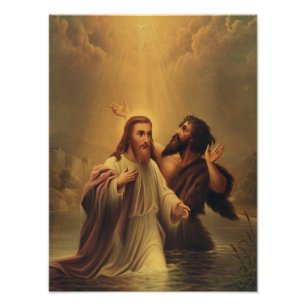 Baptism of Jesus Christ Photo Print