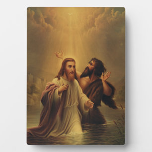 Baptism of Jesus Christ Plaque
