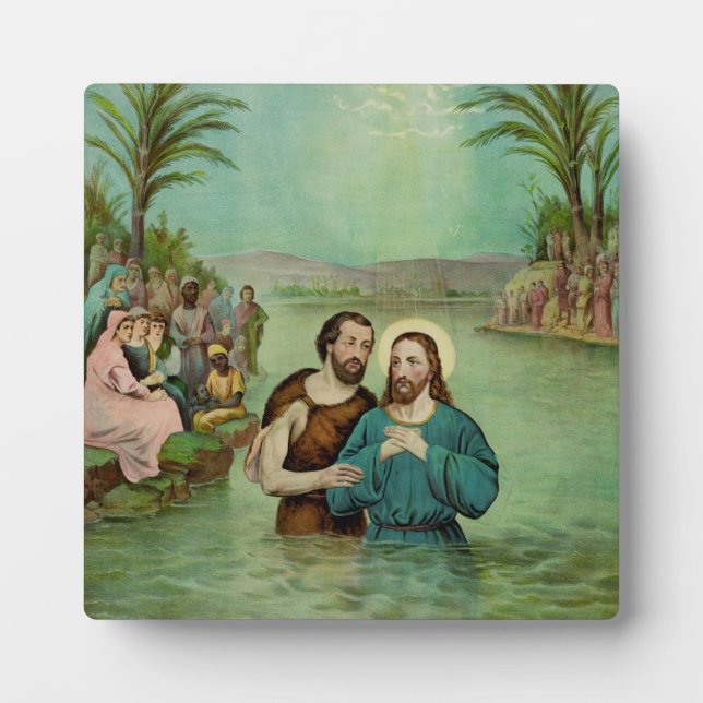 Baptism of Jesus Christ Plaque (Front)