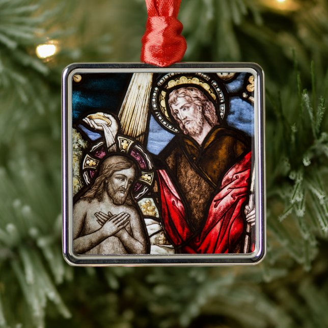 Baptism of Jesus Metal Tree Decoration (Tree)