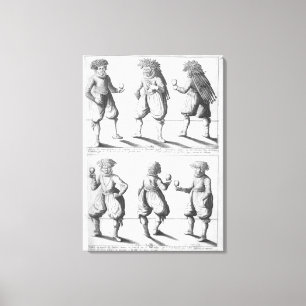 Baptism of the Tupinambras Tribe Canvas Print