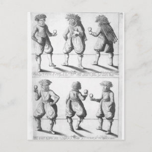 Baptism of the Tupinambras Tribe Postcard