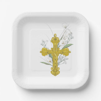 Baptism Paper Plate