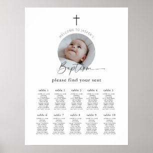 Baptism Photo Seating Chart