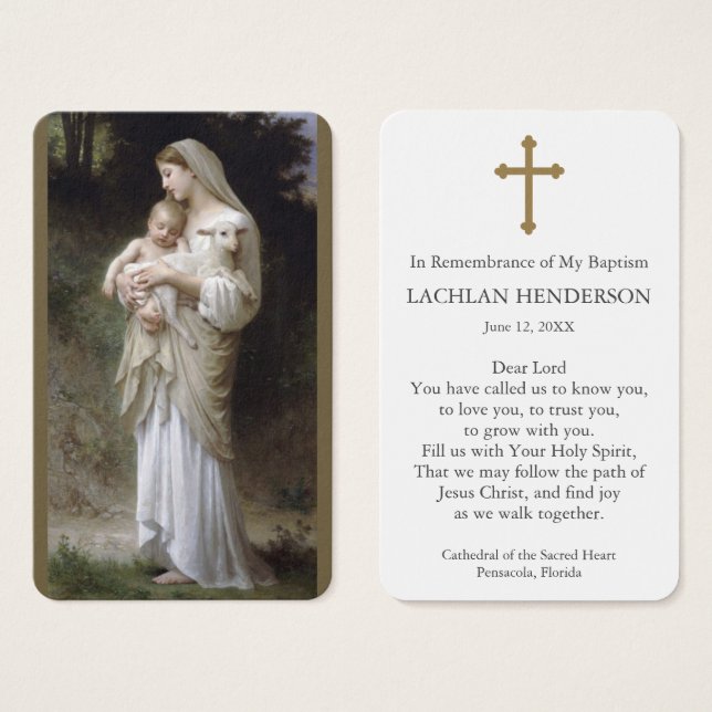 Baptism Prayer | Innocence (Front & Back)