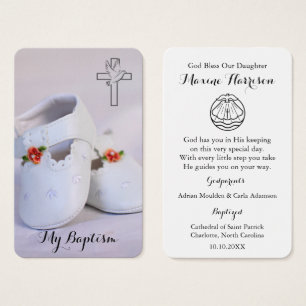 Baptism Prayer Little Shoes
