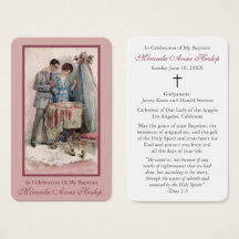 Baptism Prayer | Vintage Pink