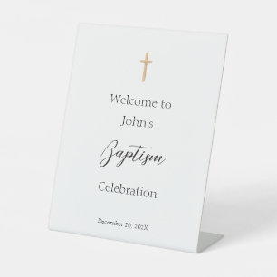 Baptism sign template