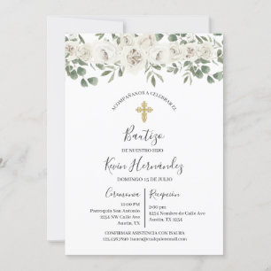 Baptism Spanish Invitation