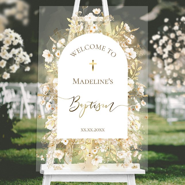  Baptism welcome Acrylic Sign (Creator Uploaded)