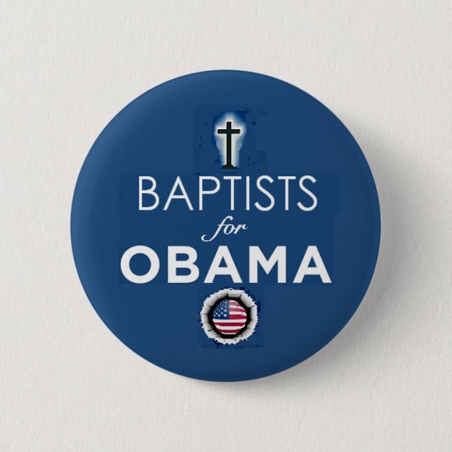 BAPTISTS OBAMA Button (Front)