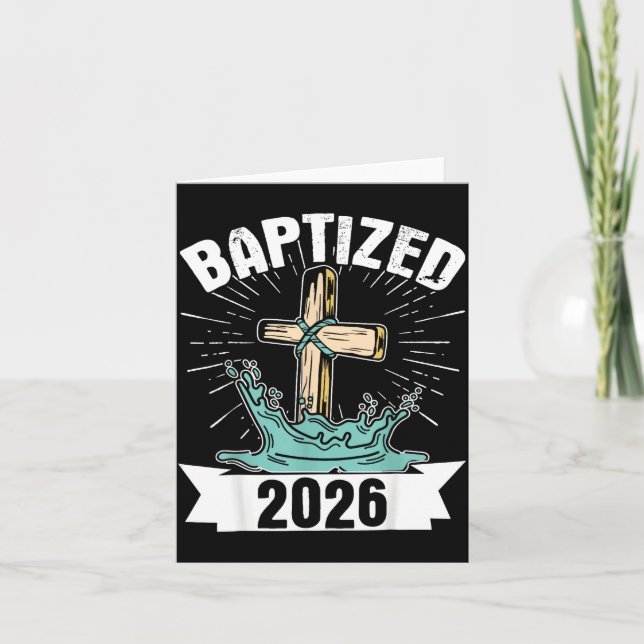 Baptized 2026  card (Front)
