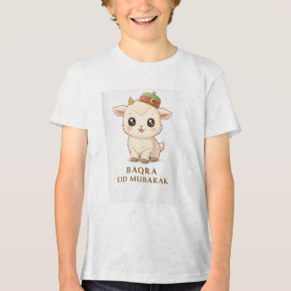 Baqra Eid Mubarak Goat T-shirt design  Tri-Blend Shirt