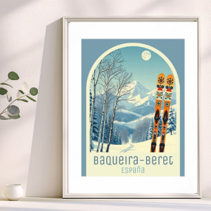 Baqueira-Beret Spain España resort Poster