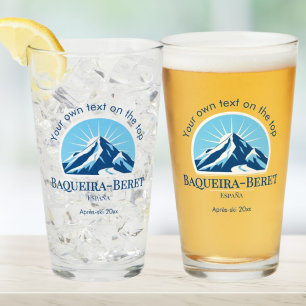 Baqueira-Beret Spain España ski resort drinks beer Glass