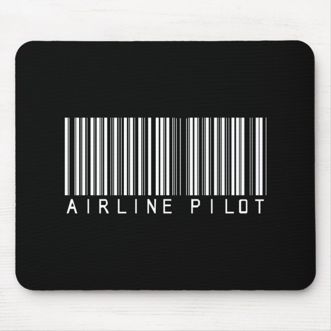 BAR AIRLINE PILOT DARK MOUSE MAT (Front)