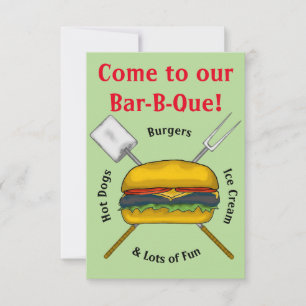Bar-B-Que Party Invitation