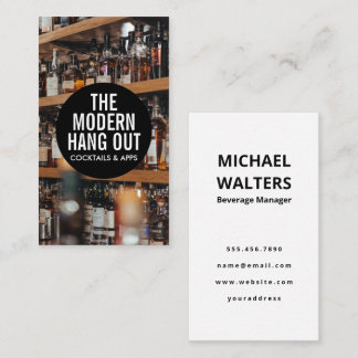 Bar Back | Alcohol Bottles Business Card
