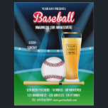 Bar Baseball Event Promo Menu add photo and logo<br><div class="desc">Personalised Bar Baseball Event flyers versatile for any type of club/association or organisation.</div>