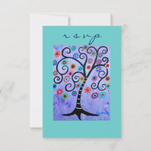 Bar Bat Mitzvah RSVP Card