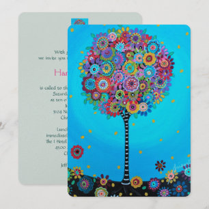bar bat mitzvah TREE OF LIFE INVITATIONS