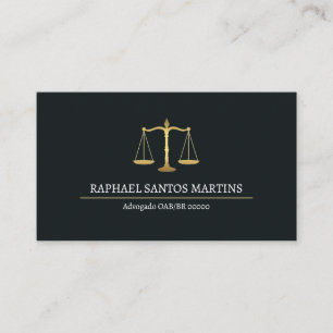 Bar Business Card - Black and White