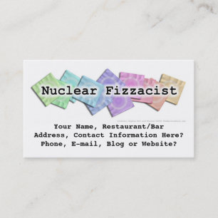 Bar Business Card - Nuclear Fizzacist