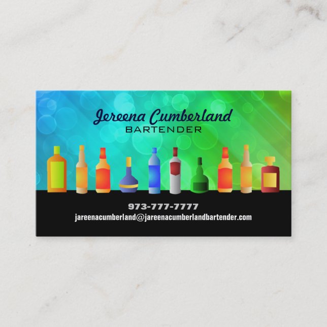 Bar Business Cards (Front)