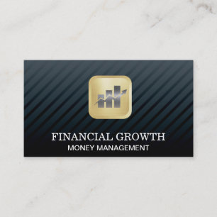 Bar Chart Stocks   Fin Tech Business Card