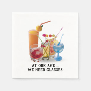 Bar Cocktails Collection Napkins
