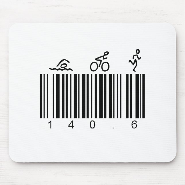 Bar Code 140.6 Mouse Mat (Front)