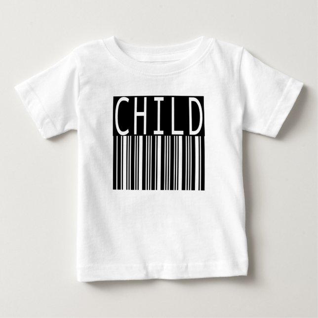 bar code child baby T-Shirt (Front)