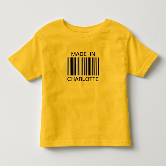 Bar Code Cities T-shirts (Front)