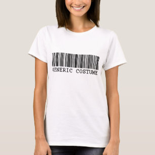 BAR CODE COSTUME Generic Halloween Costume T-Shirt