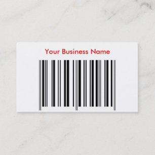 'Bar Code' Profile Card
