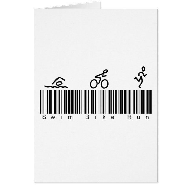 Bar Code Swim Bike Run (Front)