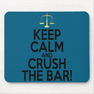 Bar exam shirt law school graduation outfit lawyer mouse mat