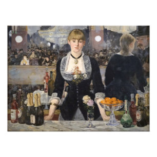 Bar Girl at the Folies Bergere France Photo Print