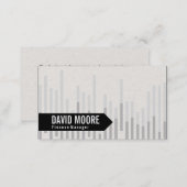 Bar Graph | Arrow Business Card (Front/Back)