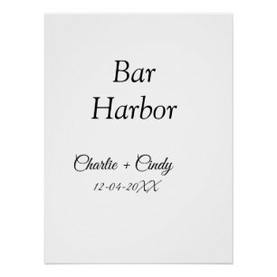 Bar Harbor bachelorette party bridesmaid wedding a Poster