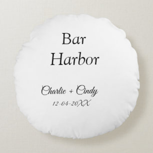 Bar Harbor bachelorette party bridesmaid wedding a Round Cushion