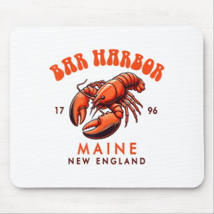 Bar Harbor Maine New England Travel Funny Bar Harb Mouse Mat