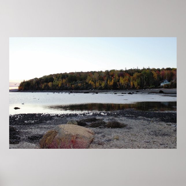 Bar Harbor Maine Waterscape Poster (Front)
