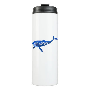 Bar Harbor Maine Whale Thermal Tumbler